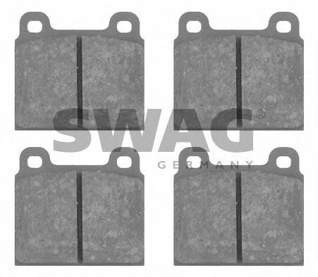 10 91 6134 SWAG Brake Pad Set, disc brake