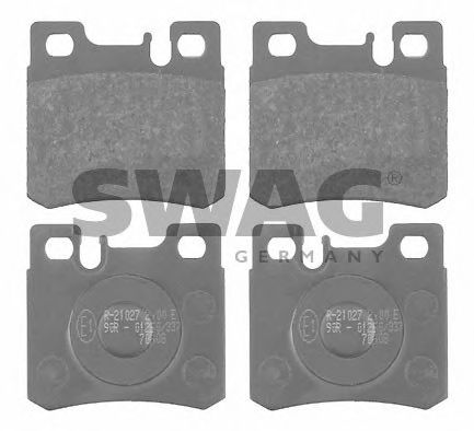 10 91 6153 SWAG Brake Pad Set, disc brake