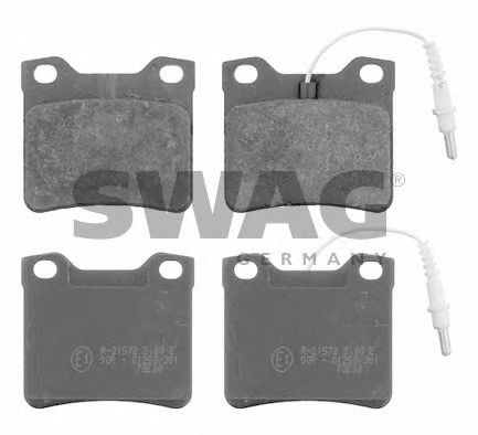 10 91 6173 SWAG Brake Pad Set, disc brake
