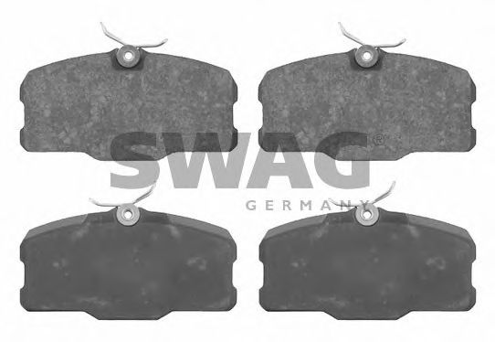 10 91 6248 SWAG Brake Pad Set, disc brake