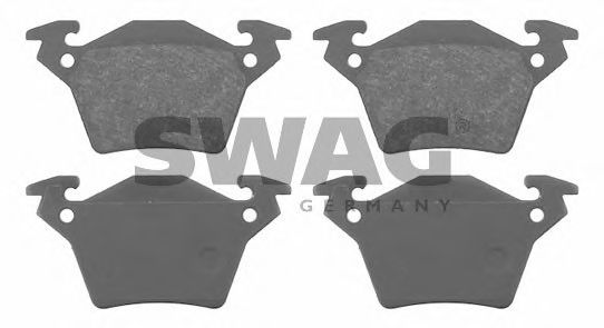 10 91 6255 SWAG Bremsbelagsatz, Scheibenbremse