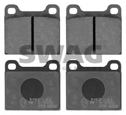 10916290 SWAG Brake Pad Set, disc brake