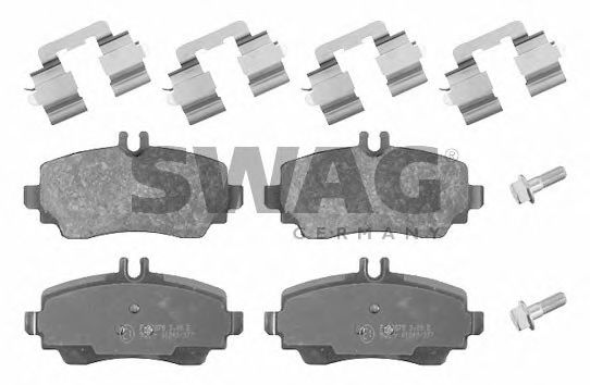 10916374 SWAG Brake Pad Set, disc brake