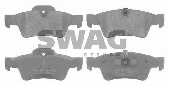 10 91 6615 SWAG Brake Pad Set, disc brake
