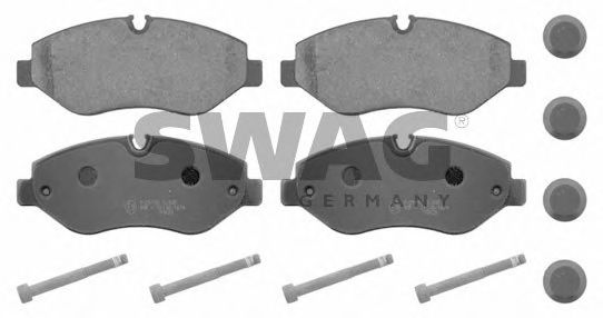 10916710 SWAG Brake Pad Set, disc brake