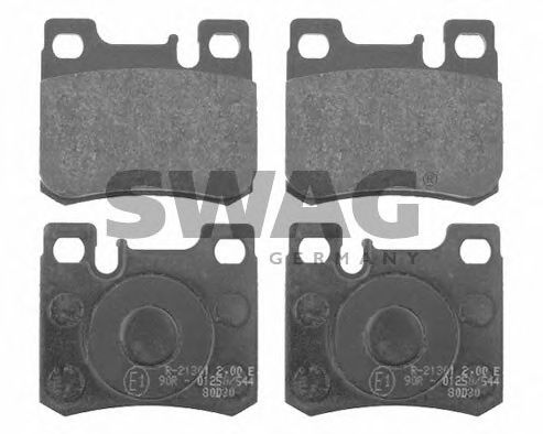 10 91 6737 SWAG Brake Pad Set, disc brake