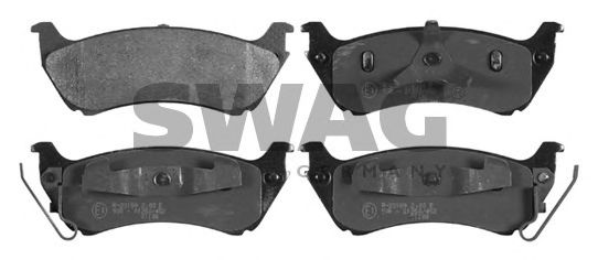 10 91 6769 SWAG Brake Pad Set, disc brake