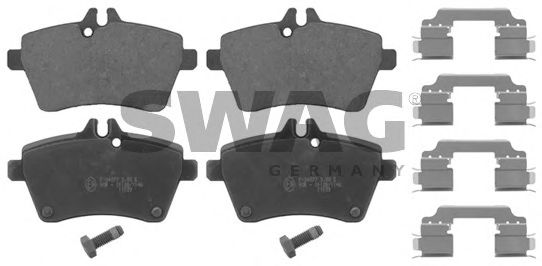 10 91 6810 SWAG Brake Pad Set, disc brake