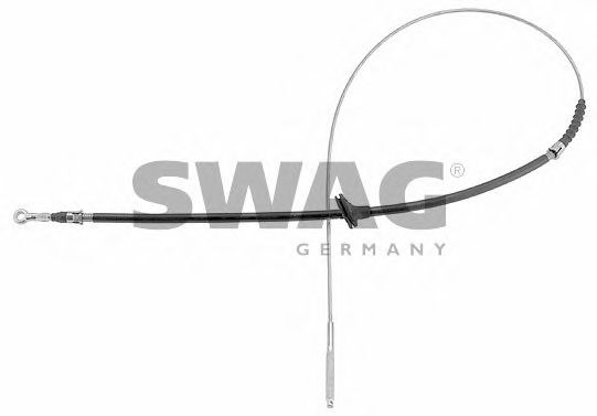 10 91 7291 SWAG Cable, parking brake