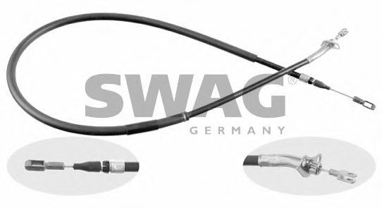 10 92 1263 SWAG Cable, parking brake