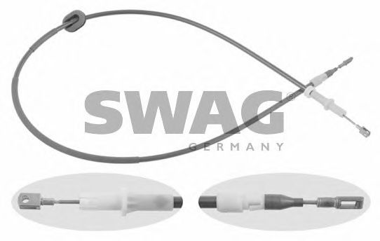 10 92 6466 SWAG Cable, parking brake