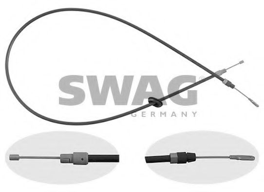 10 92 6468 SWAG Brake System Cable, parking brake