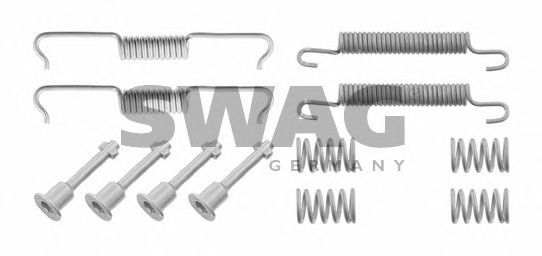 10 92 9225 SWAG Accessory Kit, parking brake shoes