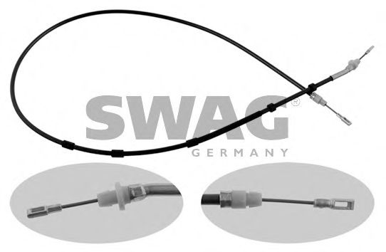 10 93 4394 SWAG Cable, parking brake