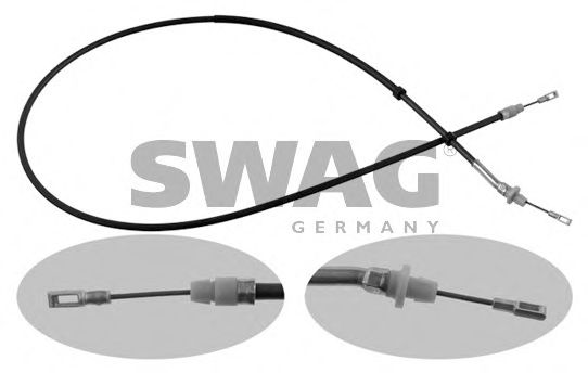 10 93 4395 SWAG Cable, parking brake