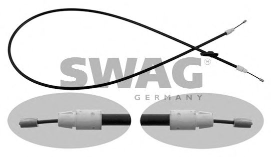 10 93 4906 SWAG Cable, parking brake