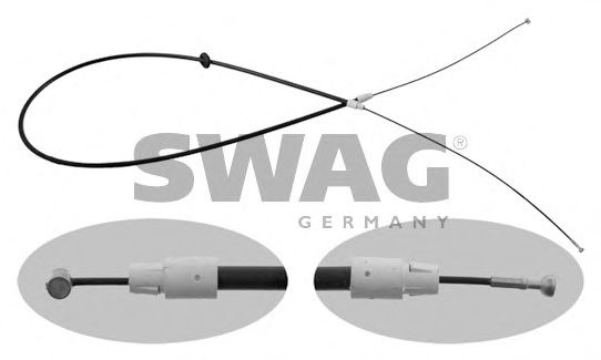 10 93 4911 SWAG Cable, parking brake