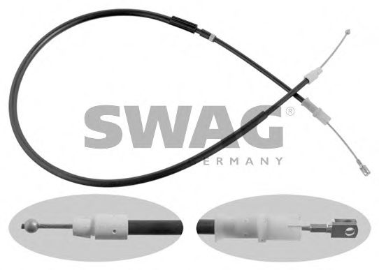 10 93 7272 SWAG Cable, parking brake