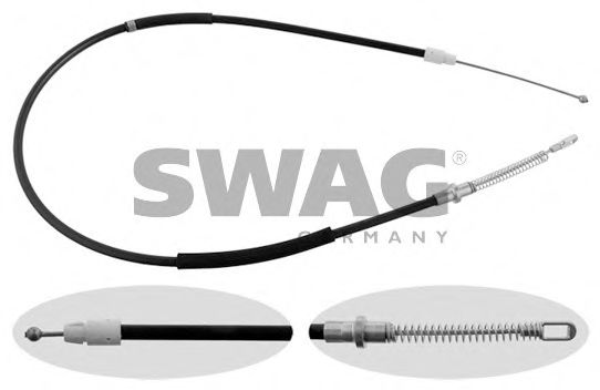 10 93 7273 SWAG Cable, parking brake