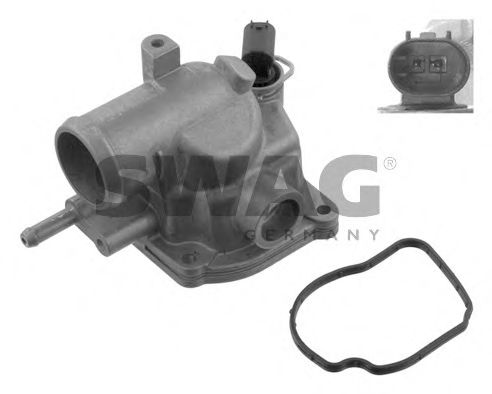 10 93 7456 SWAG Thermostat, coolant