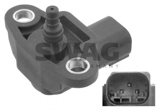 10 93 8494 SWAG Sensor, boost pressure; Sensor, boost pressure; Sensor, intake manifold pressure