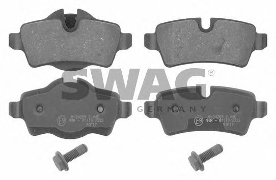 11 91 6742 SWAG Brake System Brake Pad Set, disc brake