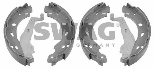 12 92 3106 SWAG Brake System Brake Shoe Set, parking brake