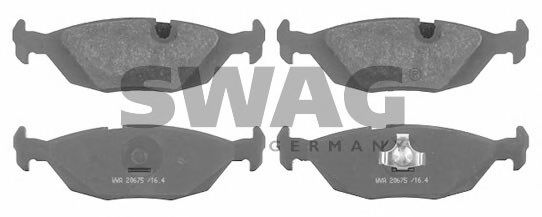 20 91 6141 SWAG Brake Pad Set, disc brake