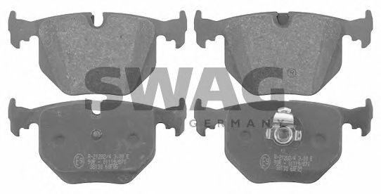 20 91 6549 SWAG Brake Pad Set, disc brake