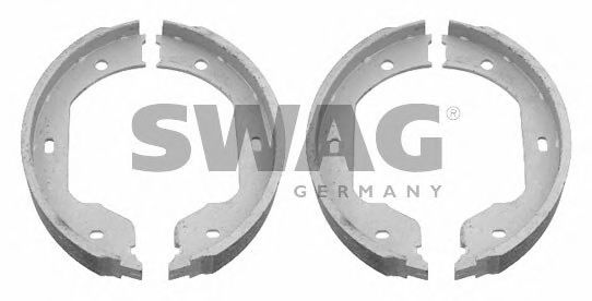 20 92 3851 SWAG Brake Shoe Set, parking brake