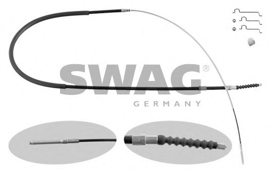 20 93 6674 SWAG Cable, parking brake