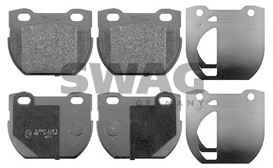 22 11 6115 SWAG Brake System Brake Pad Set, disc brake