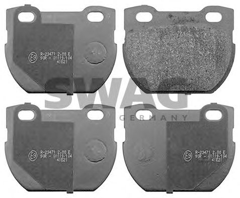 22 11 6117 SWAG Brake Pad Set, disc brake