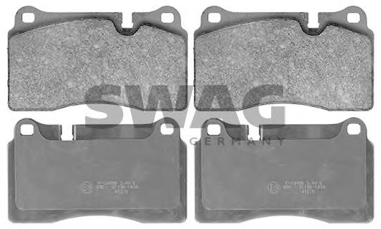 22 11 6125 SWAG Brake Pad Set, disc brake