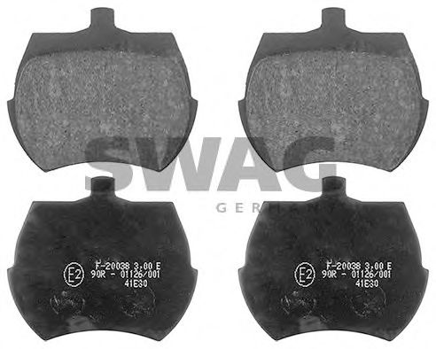 22 11 6201 SWAG Brake Pad Set, disc brake