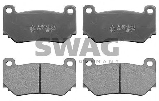 22 11 6203 SWAG Brake Pad Set, disc brake