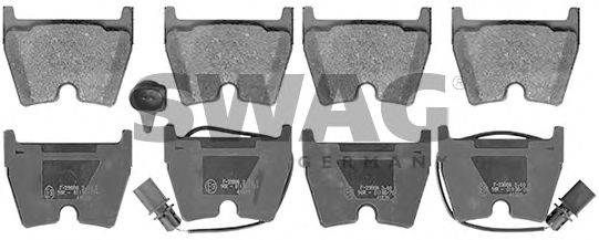 30 11 6044 SWAG Brake Pad Set, disc brake