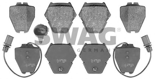 30 11 6218 SWAG Brake Pad Set, disc brake