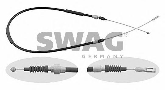 30 90 2088 SWAG Cable, parking brake