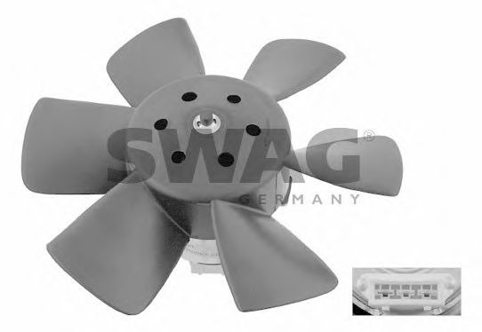 30 90 6990 SWAG Cooling System Fan, radiator