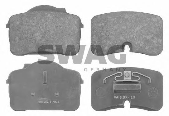 30 91 6132 SWAG Brake Pad Set, disc brake