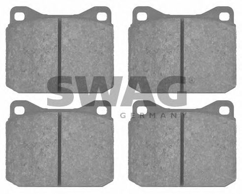 30 91 6220 SWAG Brake Pad Set, disc brake