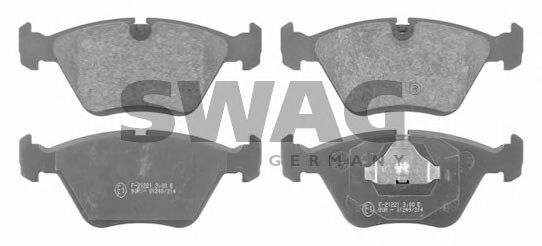 30916312 SWAG Brake Pad Set, disc brake