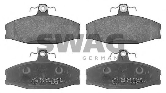 30 91 6386 SWAG Brake Pad Set, disc brake