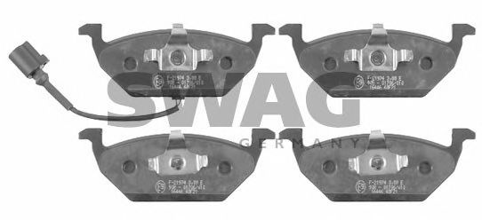 30 91 6446 SWAG Brake Pad Set, disc brake