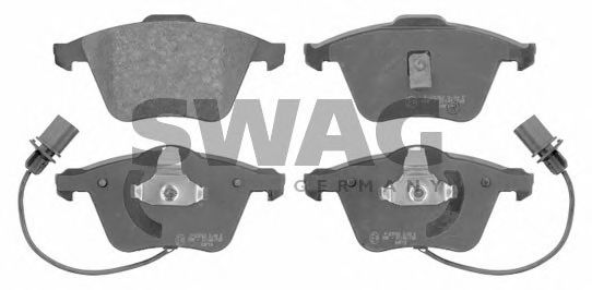 30 91 6455 SWAG Brake Pad Set, disc brake