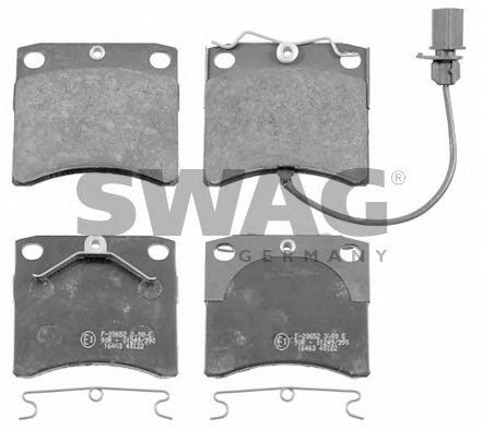 30 91 6463 SWAG Brake Pad Set, disc brake