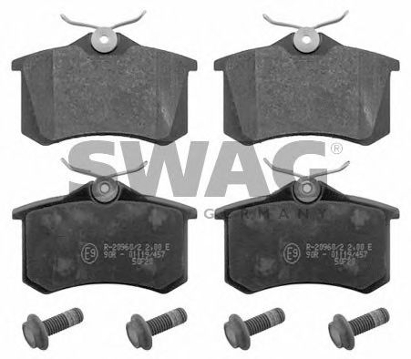 30 91 6488 SWAG Brake Pad Set, disc brake