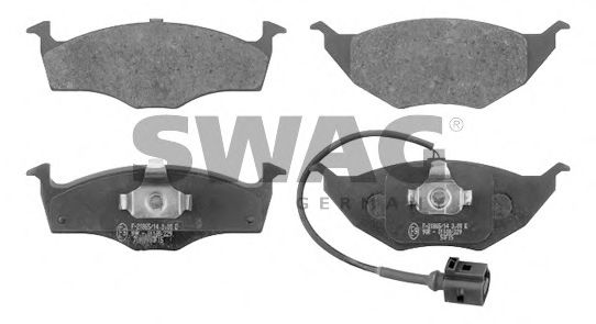 30 91 6620 SWAG Brake Pad Set, disc brake