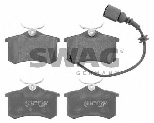 30 91 6639 SWAG Brake Pad Set, disc brake